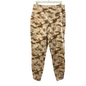 Wonderly Studio Athletic Pants Womens Medium Brown‎ Camo Print Casual Athleisure